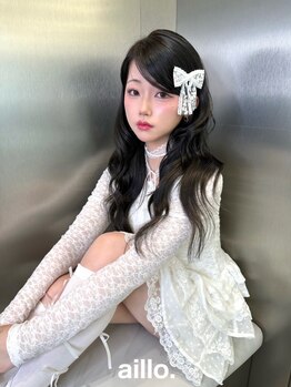 エリオ クペウ(aillo. cope'u)の写真/ブリーチ・ハイトーンカラーに合わせたSNS映え間違いなしのスタイルも♪ミリ単位までこだわり施術◎