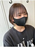 ミニボブ/インナーカラー/ブロンド