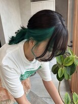 イルウィ(irwi)&nbsp;【miku/ブリーチ】インナーカラー/推し活カラー/グリーン