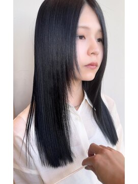 シー(The She's) A line straight×off black