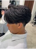 【LIPPS横浜】フェザーパーマ／フェザーショート