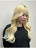 ブロンド×シールエクステ80本