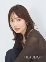 アーサス バイ ヘッドライト 新潟万代店(ursus by HEADLIGHT)&nbsp;ミディアムレイヤーココアベージュ小顔チャコールグレーネイビー