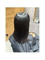 ミヨン 京橋店(miyon)&nbsp;韓国レイヤーカット×暗髪カラー×髪質改善