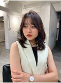大人ガーリー/似合わせカット/ミディアムレイヤーカット/池袋