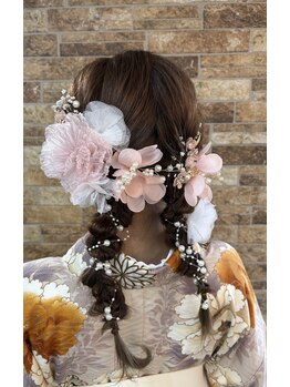 みつおか美容室 バウンド(みつおか美容室 BOUND)の写真/卒業式/成人式/七五三/結婚式等、着付けもヘアセットもお任せください◎特別な1日をもっと素敵に。
