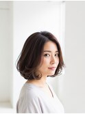内巻きボブ