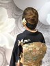 16:00～【ヘアセット＋留袖（着付け）】　￥13000