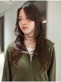ロングレイヤー/アッシュブラウン