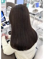 アーチバイケンジ(arch by kenje) レイヤーカットオリーブグレージュグレージュダブルカラー