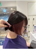 ワンホンレイヤー/ミルクティーブロンド/ダークブルー/平塚