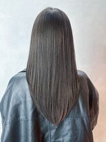 アイティーバイアルバム 八王子店(IT by ALBUM)&nbsp;顔周りレイヤーロンググレージュ韓国ヘア_ba588771