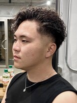 ガイ ラタン ウエスト(GUY lattan west)&nbsp;MEN'S/ホワイトメッシュ/ツイストスパイラルパーマ/松戸駅