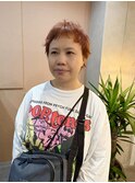 ベリーショートオレンジブラウン二子玉川オン眉