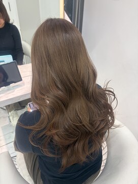 ロンドルピナス 小倉(Lond Lupinus) 縮毛矯正/ワンホンレイヤー/ミルクティーブランド/ダークブルー