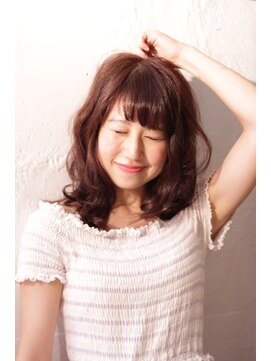 エムスラッシュ ソル センター南(M.SLASH SOL) セミロングゆるやかウェーブ