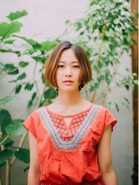 ヘアーワークスクリエイション 大人ボブスタイル