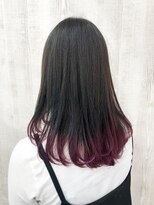 トップ100黒髪 グラデーション ピンク 最高の花の画像
