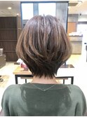 ハイライト/モテ髪カタログ/小顔/大人可愛い/ひし形/西宮