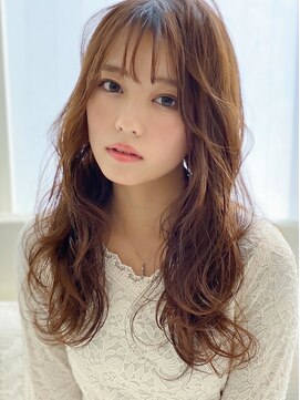 アグ ヘアー オアシス あやめ池南店(Agu hair oasis) 《Agu hair》大人かわいい秋っぽほつれウェーブ