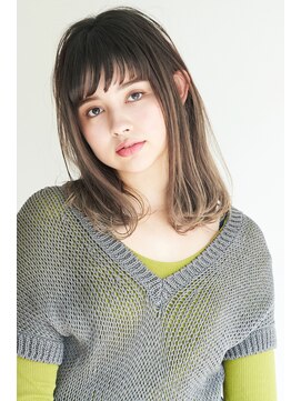 ヘアサロン ガリカ 表参道(hair salon Gallica) 《SAKI》☆ グレージュ ＆ 毛束感 ☆小顔オン眉ひし形シルエット