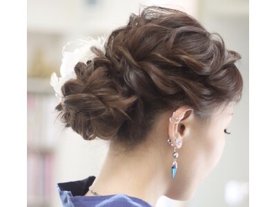 結婚式お呼ばれヘアセット、着付け早朝予約承ります。