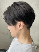 フイ 代々木(Hui) メンズ/アップバング/ツーブロックマッシュ/束感ショート/波巻き
