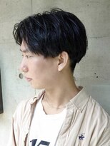 ヒート トウキョウ 目黒店(HEAT TOKYO)&nbsp;ツイスパセンターパートマッシュ波巻きダウンパーマメンズ目黒