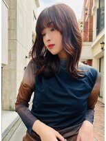 エイミー(Aimee)&nbsp;Aimee町田　ニュアンスヘア×チョコブラウン