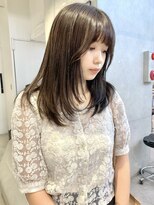 ゼスト パーク(ZEST PARK)&nbsp;オリーブベージュ レイヤーカット 前髪 学割U24 吉祥寺《宮坂》