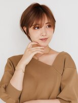 オンク 新宿(onk)&nbsp;黒髪/グレーベージュ/レイヤーロング/前髪パーマ[新宿駅]