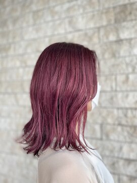 フラット 千葉(Flat.) ミディアムレイヤー/チェリーピンク【千葉】