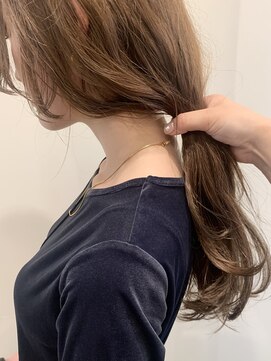 ユニコ(unico) ミルクティーベージュ/ブリーチなしカラー