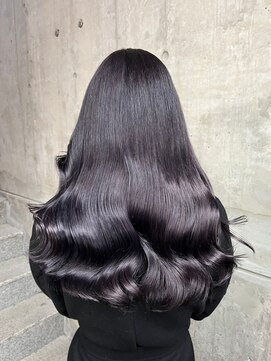 ノット 表参道青山(knot) 色落ちまでかわいいラベンダーカラー