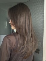 サイン 渋谷(SIGN)&nbsp;美髪エアリーロングピンクブラウン切りっぱなしボブ