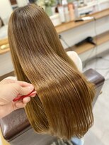 ランプ(Lamp) くびレイヤーグレーベージュニュアンスカラー白髪染め白髪ぼかし