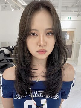 ヨロ 上野(YOLO) ハイライトカラーミルクティーベージュケアブリーチダブルカラー