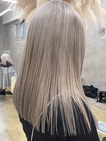ラフヘアデザイン(Raf hair design)&nbsp;ダブルカラーオリーブベージュミルクティベージュグレージュボブ