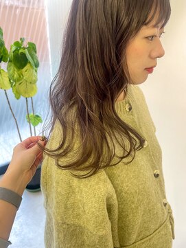 ハル 南平岸(HARU) 柔らかモカブラウン♪/ケアブリーチ/ダブルカラー/ロングヘア