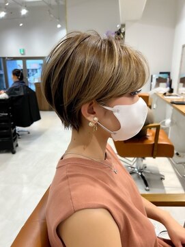 ネイロ 北千住(NeiRo) 大人ショートボブ丸みショートカットマッシュショート前髪あり