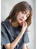 ギークス(GEEKS)&nbsp;【GEEKS渋谷】顔周りレイヤー/春カラー/ウルフ/伸ばしかけロング