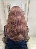 【末安】ピンクオレンジベージュ/くすみベージュ/大人かわいい