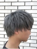 ラフマッシュ　ブルーグレージュ