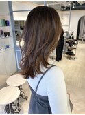 大人気イルミナアースカラーミディアムレイヤー赤羽美容室