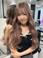 ユーフォリア 渋谷グランデ(Euphoria SHIBUYA GRANDE) ピンクミルクティー ハイトーン ウェーブ