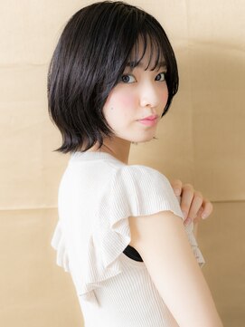 カバーヘア 上尾西口店(COVER HAIR) 似合わせカット美髪黒髪外ハネミニウルフボブ308W上尾20代30代