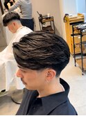 ラフカール　ニュアンスパーマ　テーパーフェード