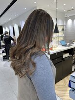 ナチュラルハイライト　グラデーションカラー
