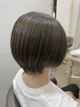 アルターリール(aL ter Rire) くびれヘア/アプリコットオレンジ/ハイライトカラー/福原遼華