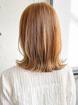 アグノス 青山(Agnos)&nbsp;ココアベージュくせ毛風カールシースルーバング#402f1102